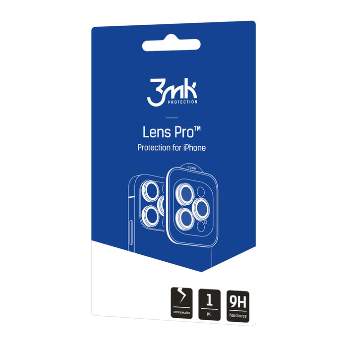 3mk Lens Protection Pro Tempered Glass for iPhone 17 Air - Silver