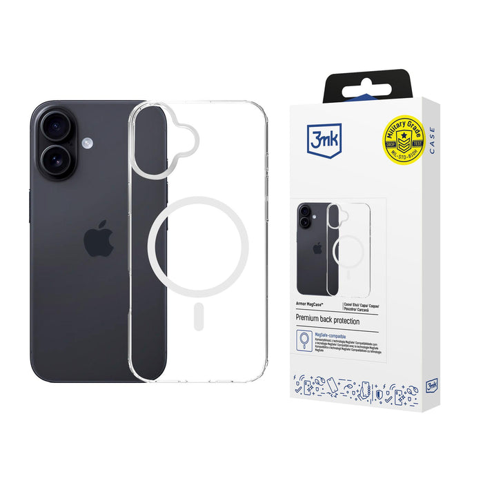 3mk Armor MagCase for iPhone 17 - transparent