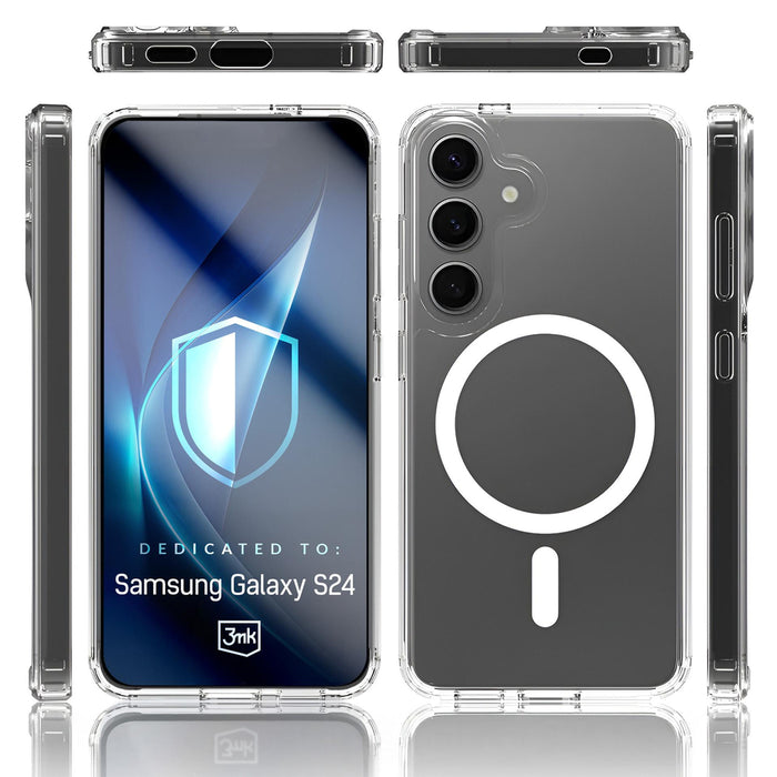 3mk Armor MagCase for Samsung Galaxy S24 / S25 - Transparent
