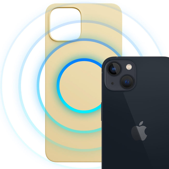 3mk Hardy MagSilicone case for Apple iPhone 15 Plus - yellow