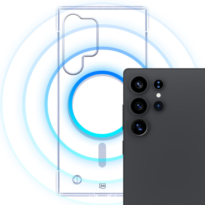 3mk Just20g MagCase for Samsung Galaxy S25 Ultra - Transparent