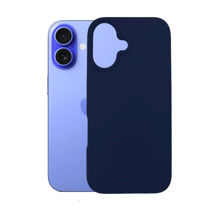 3mk Silicone Case for iPhone 16 Plus - navy blue