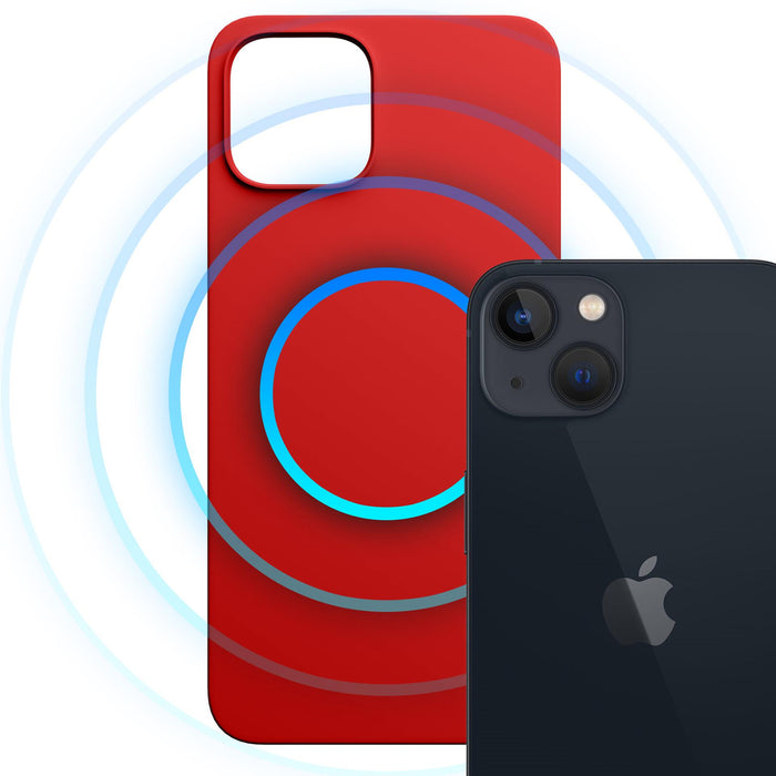 3mk Hardy MagSilicone Case for Apple iPhone 14 Plus - Red