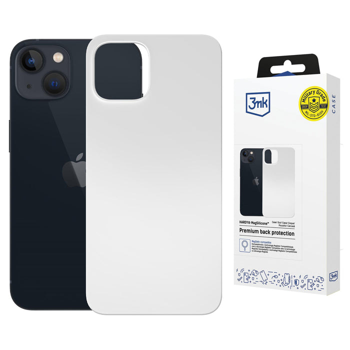 3mk Hardy MagSilicone Case for Apple iPhone 14 Plus - White