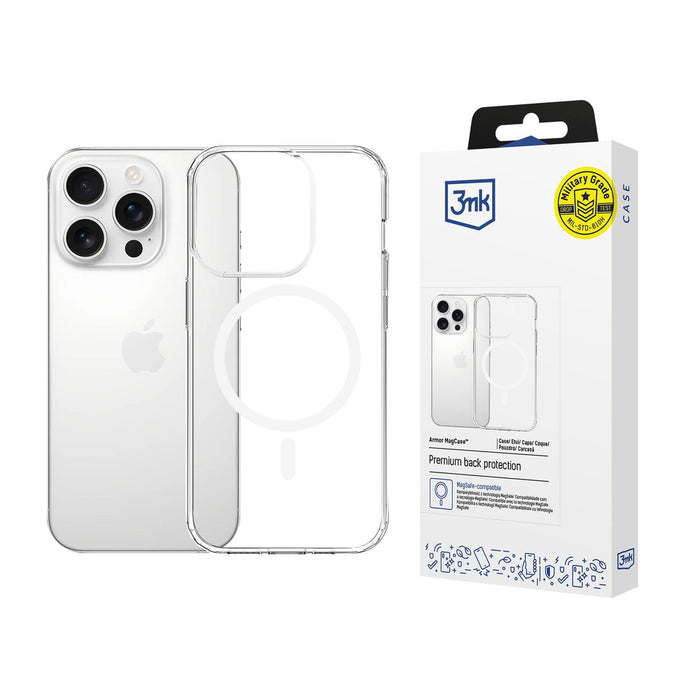 3mk Armor MagCase for iPhone 14 Pro - Transparent