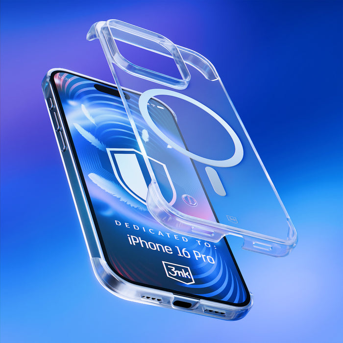 3mk Just20g MagCase for iPhone 16 Pro - transparent