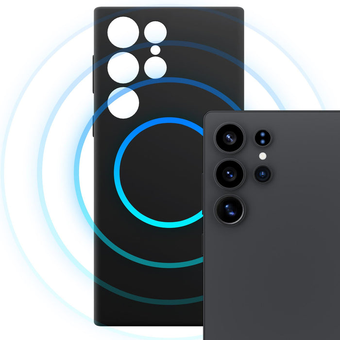 3mk Hardy MagSilicone Case for Samsung Galaxy S24 Ultra - Black