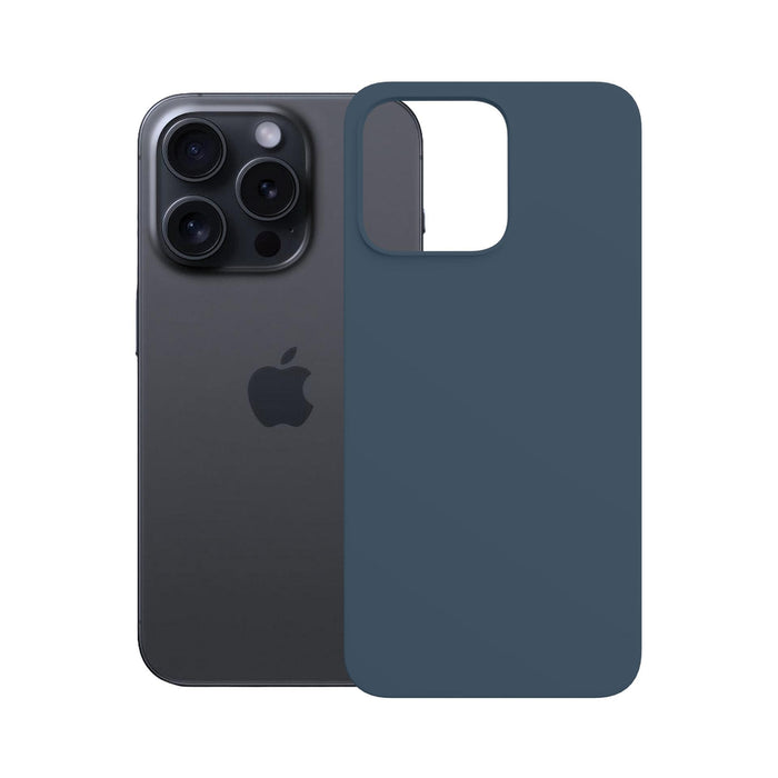 3mk Hardy MagSilicone Case for Apple iPhone 15 Pro - Navy Blue