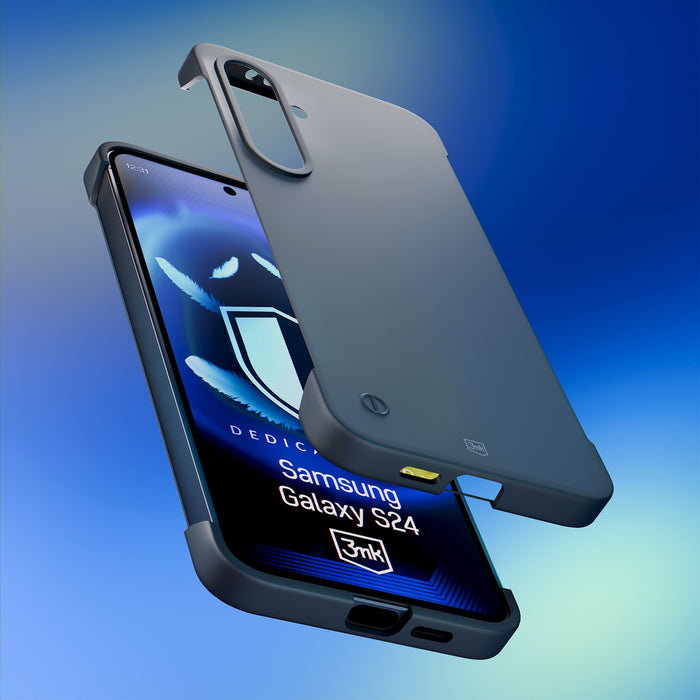3mk Just20g Matt Case for Samsung Galaxy S24 - Matte Black