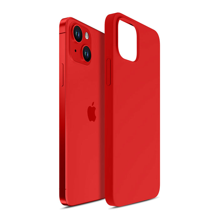 3mk Hardy Silicone MagCase for iPhone 14 Plus - red