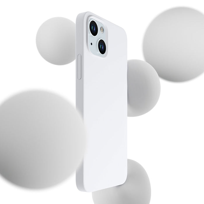 3mk Hardy Silicone MagCase for iPhone 15 Plus - White