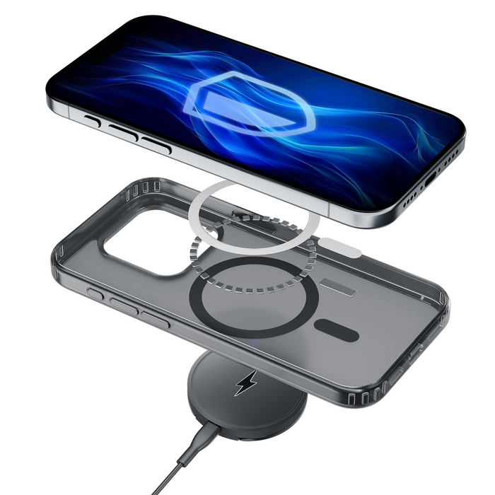 3mk Frosty MagCase for iPhone 15 Pro - Black