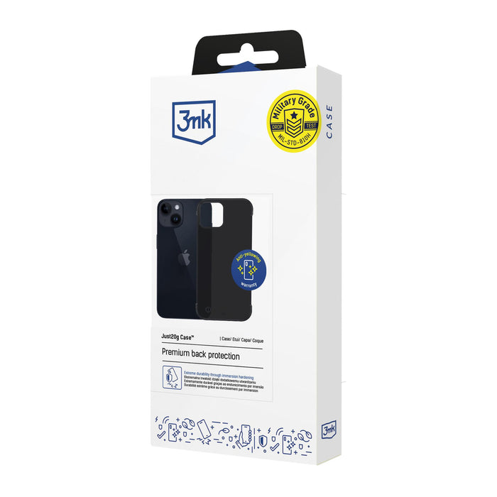3mk Just20g Matt Case for Apple iPhone 14 Plus - Matte Black