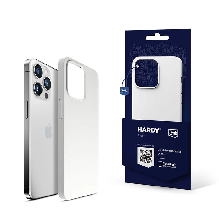 3mk Hardy Silicone MagCase for iPhone 15 Pro Max - White