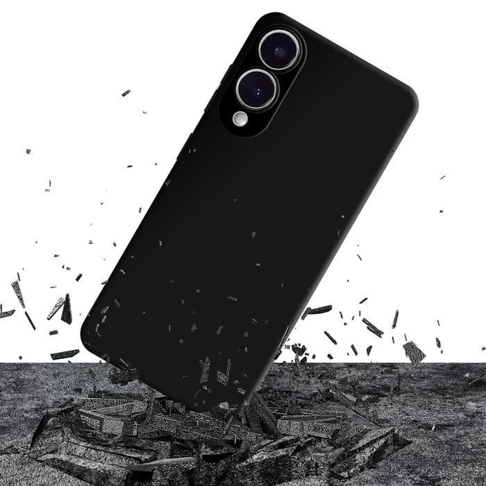 3mk Hardy Silicone MagCase for Samsung Galaxy S25 Edge - Black