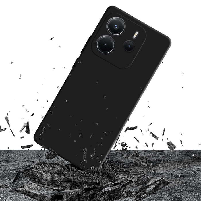 3mk Matt Case Pro case for Xiaomi Redmi Note 14 4G - matte black