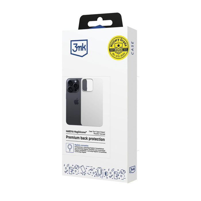3mk Hardy MagSilicone Case for Apple iPhone 13 Pro - White