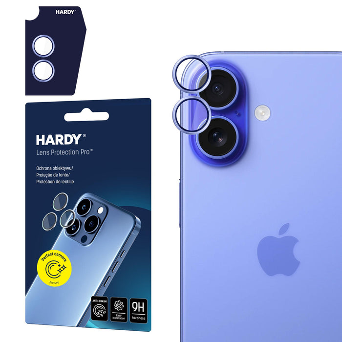 3mk HARDY Lens Protection Pro lens glass for iPhone 17 - blue