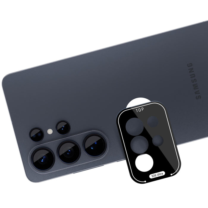 3mk Lens Protection Pro Black Hybrid Glass for the Camera Lens on the Samsung Galaxy S26 Ultra