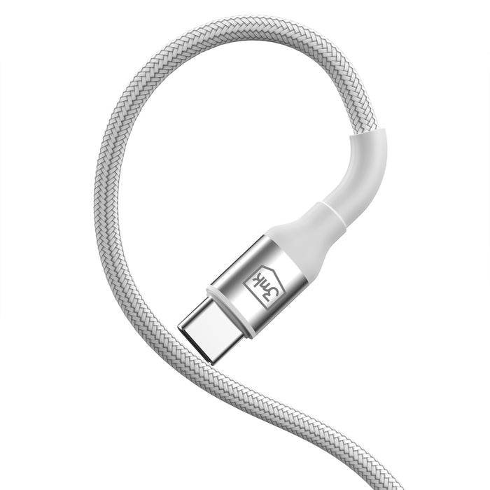 3mk Hyper Cable N-SERIES USB-A / USB-C 1m 9V/2A 18W / white
