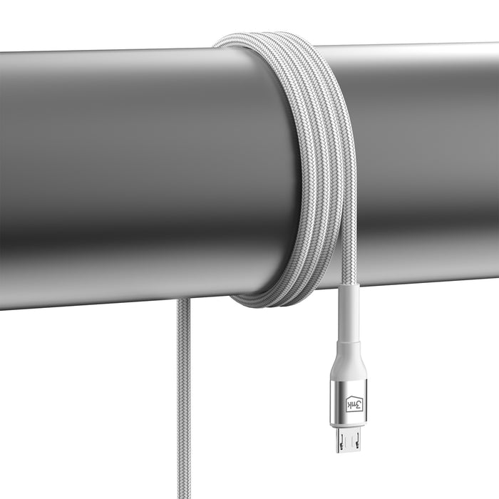 3mk Hyper Cable N-SERIES USB-A / MicroUSB 1m 5V/2.4A 12W / white