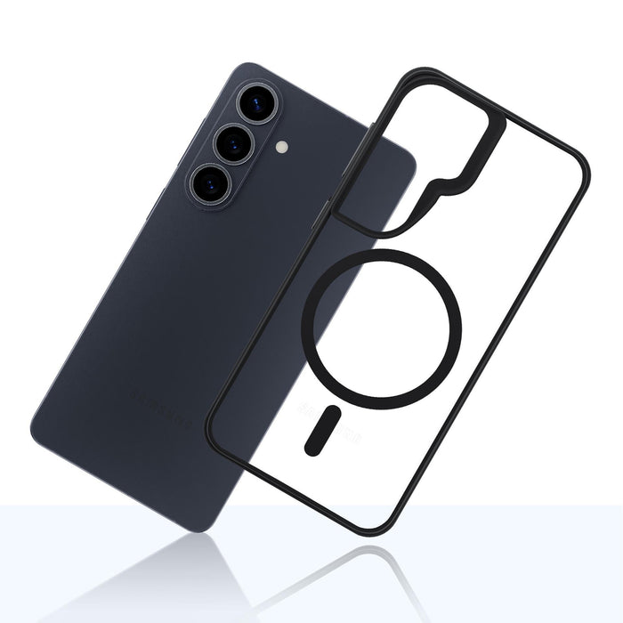3mk Satin Armor MagCase for Samsung Galaxy S26 - Transparent Black