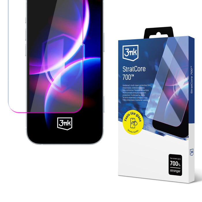 Hardened multi-layer protective film 3mk StratCore700 for iPhone 14
