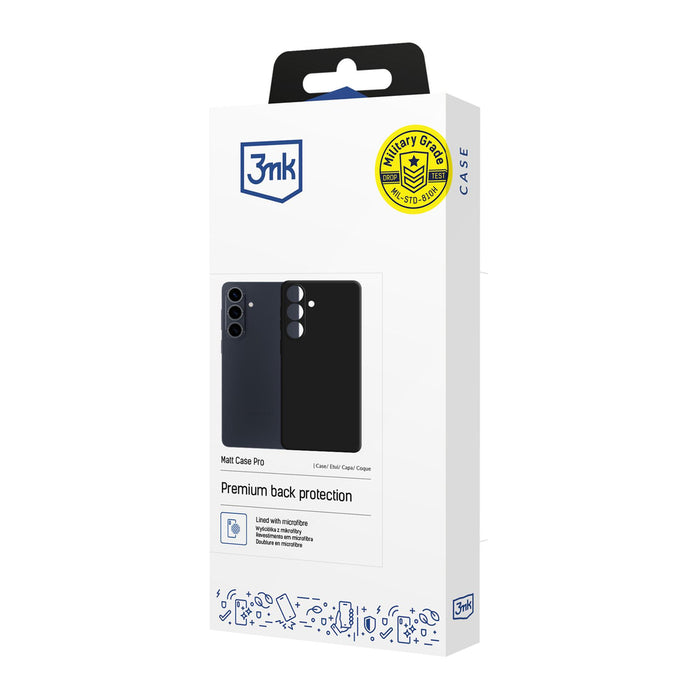 3mk Matt Case Pro for Samsung Galaxy S26 Pro - Matte Black