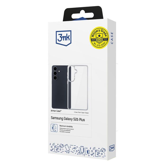 3mk Armor Case for Samsung Galaxy S26 Pro - Transparent