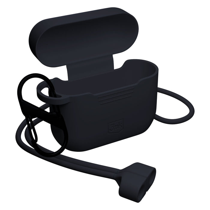 3mk Silicone AirPods Case for AirPods Pro 3 - Black