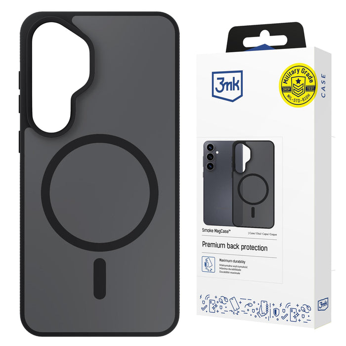 3mk Smoke MagCase for Samsung Galaxy S26 - Gray