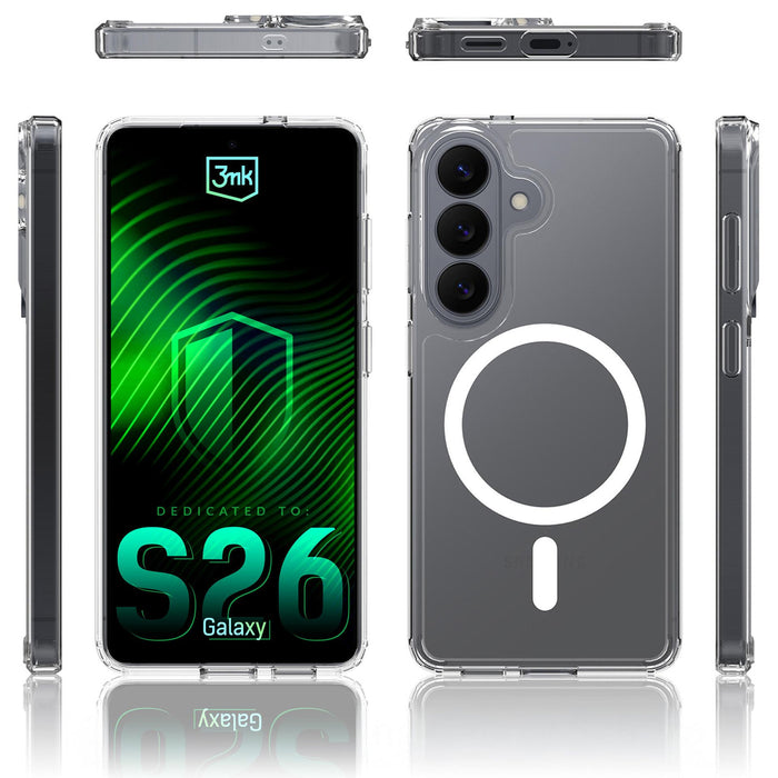 3mk Armor MagCase for Samsung Galaxy S26 Pro - Transparent