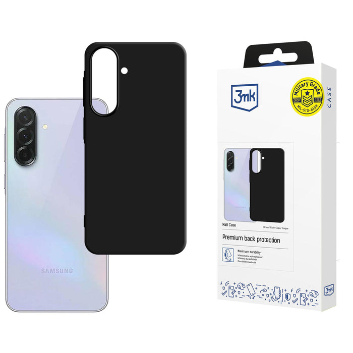 3mk Matt Case for Samsung Galaxy A37 - Matte Black