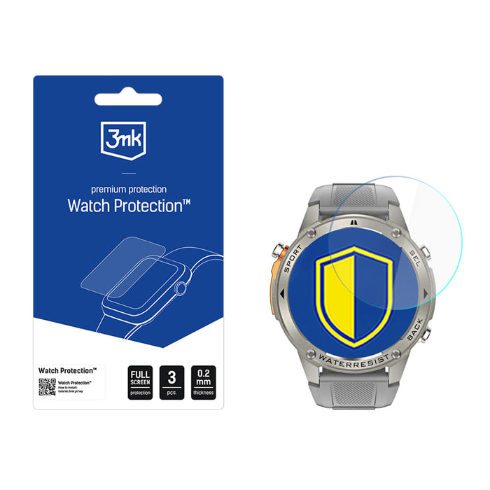 3mk Watch Protection FlexibleGlass Hybrid Glass for Alligator Watch GPS
