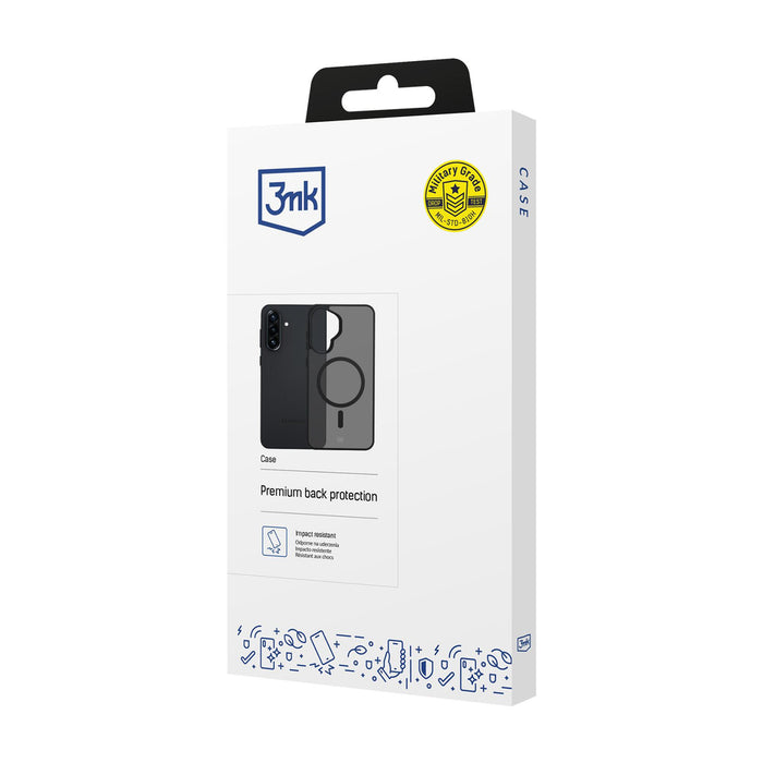 3mk Smoke MagCase for Samsung Galaxy A57 - Gray-Translucent