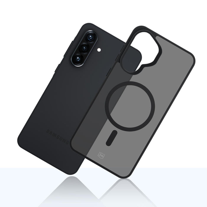 3mk Smoke MagCase for Samsung Galaxy A57 - Gray-Translucent