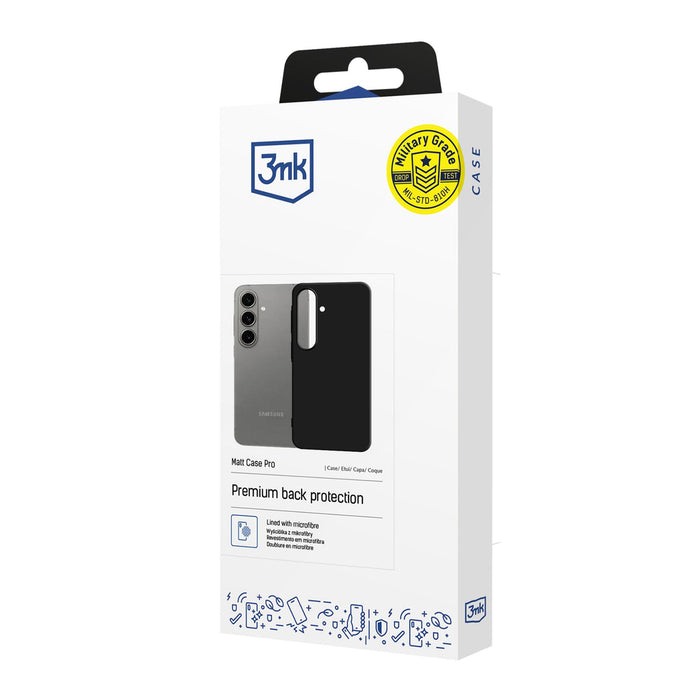 3mk Matt Case Pro for Samsung Galaxy A57 - matte black