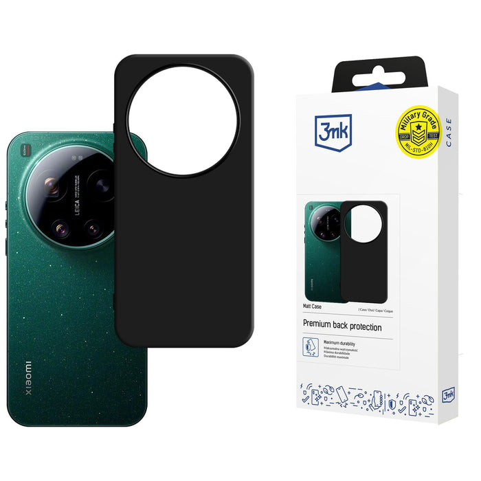 3mk Matt Case for Xiaomi 17 Ultra - black