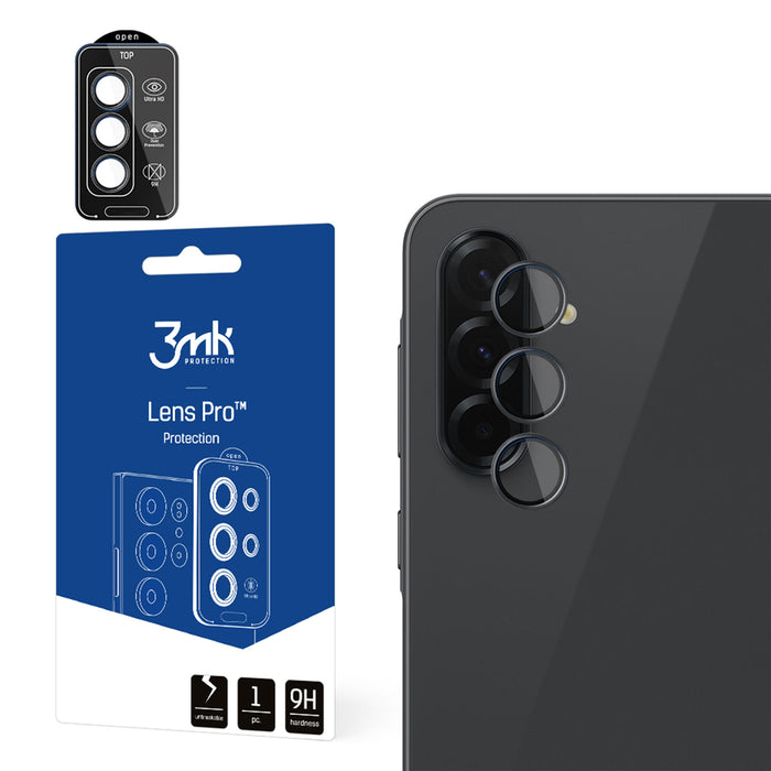 3mk Lens Protection Pro Black Hybrid Glass for Camera Lens on Samsung Galaxy A37 / A57 5G