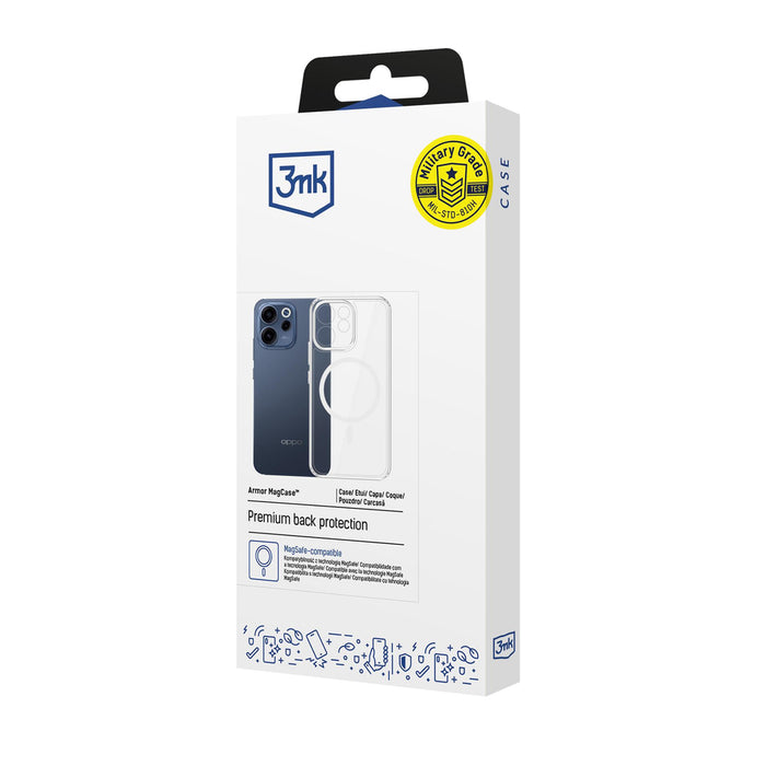 3mk Armor Magcase for Oppo Reno 15 F 5G / Reno 15 FS 5G (CPH2801) - Transparent