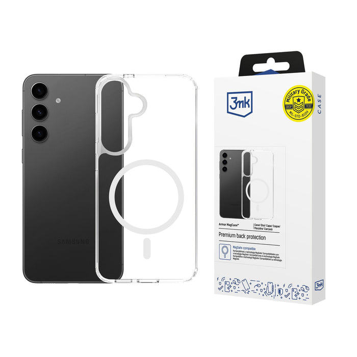 3mk Armor Magcase for Samsung Galaxy S24+ - transparent