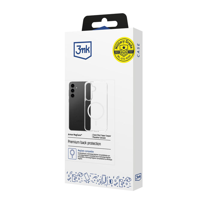 3mk Armor Magcase for Samsung Galaxy S24+ - transparent