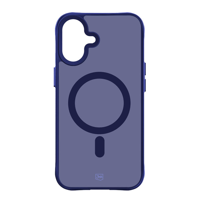 3mk Smoke MagCase for iPhone 16 - Blue-Translucent
