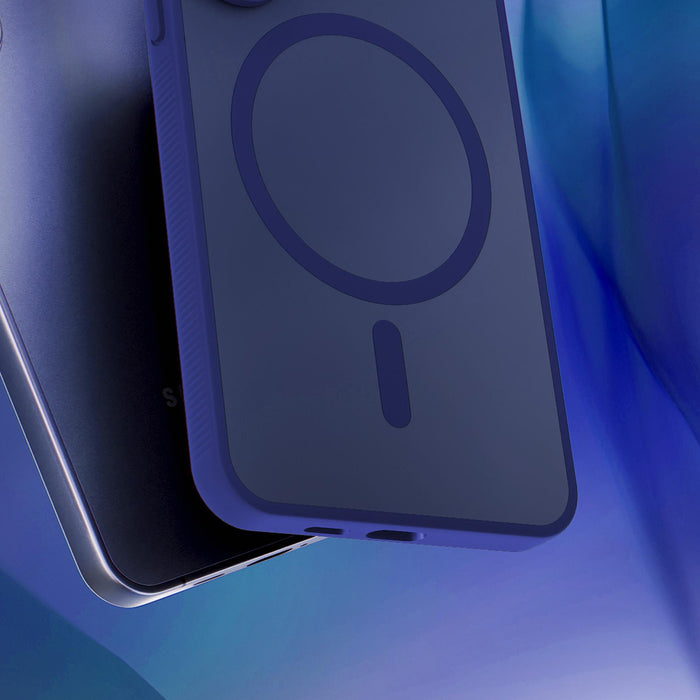 3mk Smoke MagCase for iPhone 16 - Blue-Translucent