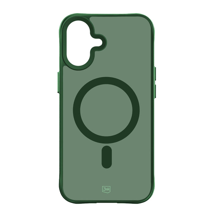 3mk Smoke MagCase for iPhone 16 - Green-Translucent