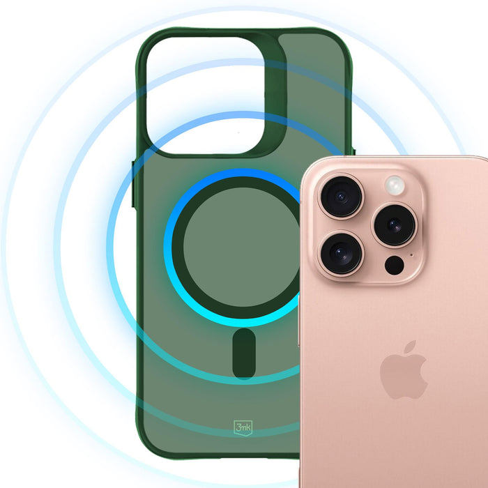 3mk Smoke MagCase for iPhone 16 Pro Max - Green-Translucent