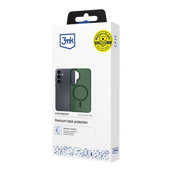 3mk Smoke MagCase for iPhone 16 Pro Max - Green-Translucent