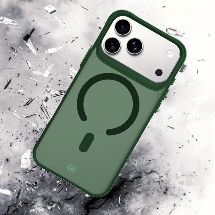 3mk Smoke MagCase for iPhone 17 Pro - Green-Translucent