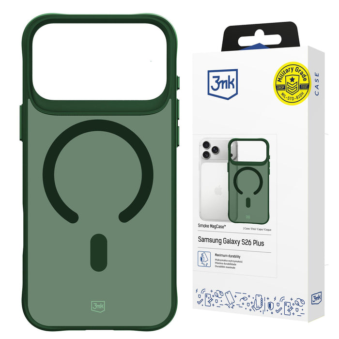 3mk Smoke MagCase for iPhone 17 Pro - Green-Translucent