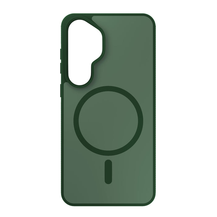3mk Smoke MagCase for Samsung Galaxy S25 - Green-Translucent